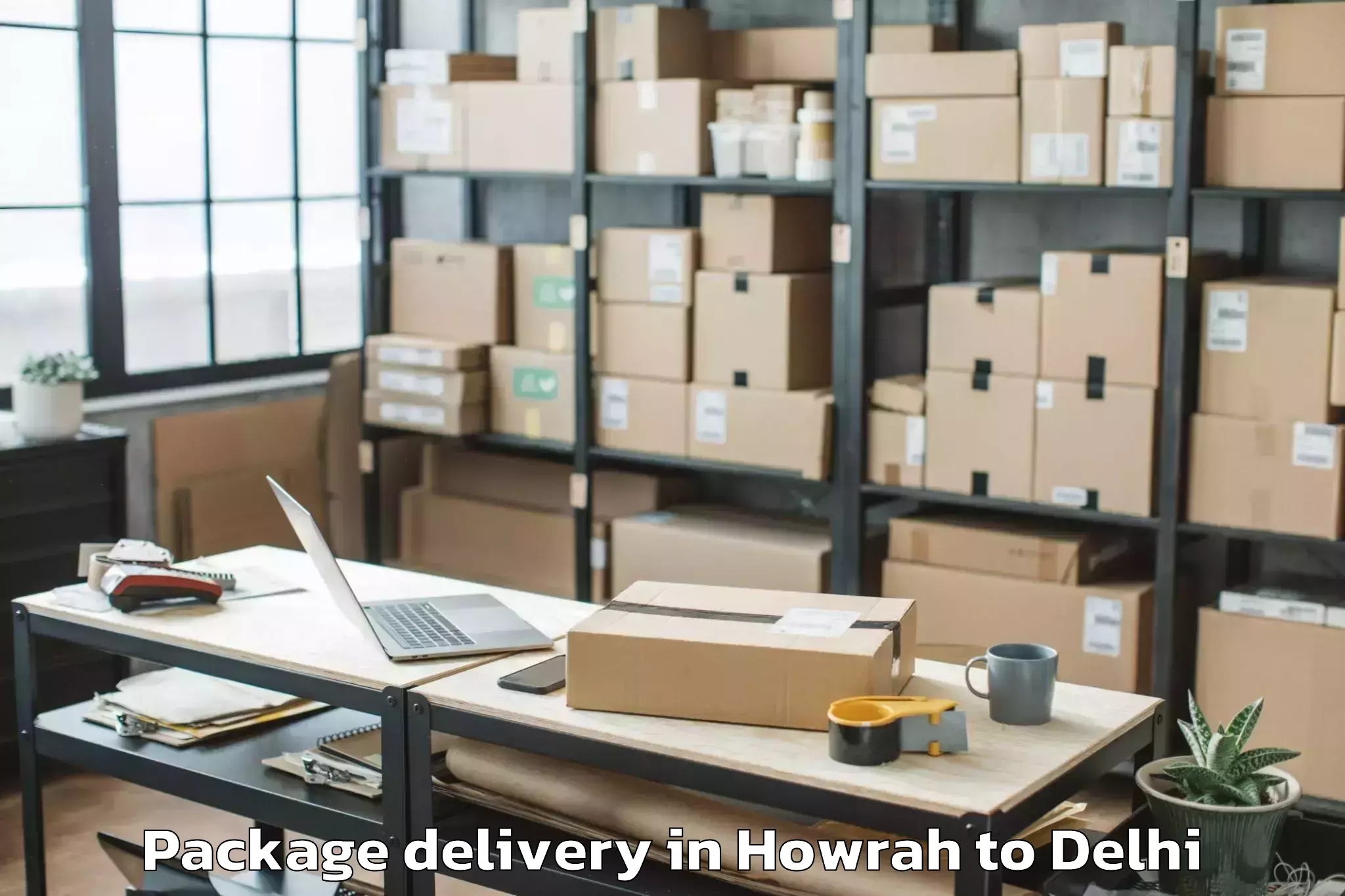 Hassle-Free Howrah to Najafgarh Package Delivery